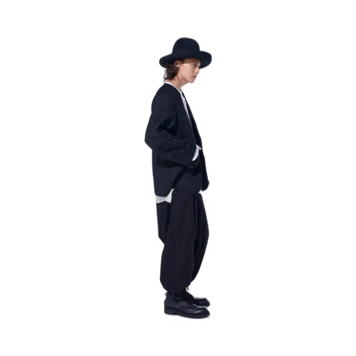 Cotton Twill Wide Sarouel Pants