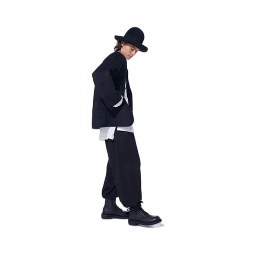 Cotton Twill Wide Sarouel Pants