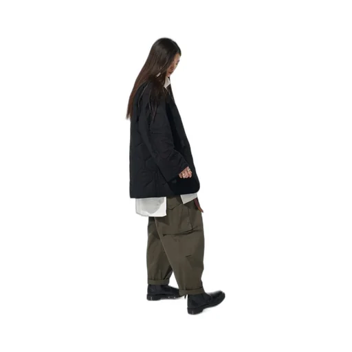Cotton Twill Knee Tuck Cargo Pants