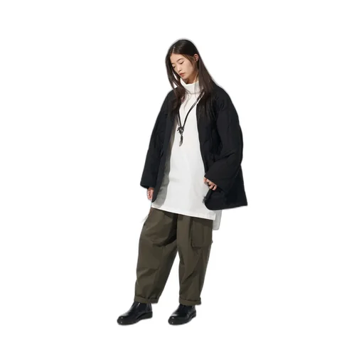 Cotton Twill Knee Tuck Cargo Pants