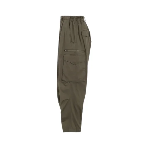 Cotton Twill Knee Tuck Cargo Pants