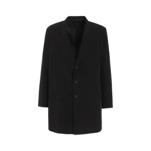 Crepe De Chine Long Tailored Jacket