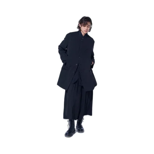Crepe De Chine Long Tailored Jacket