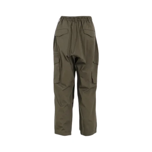 Cotton Twill Knee Tuck Cargo Pants