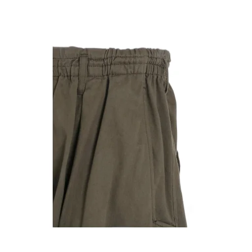 Cotton Twill Knee Tuck Cargo Pants