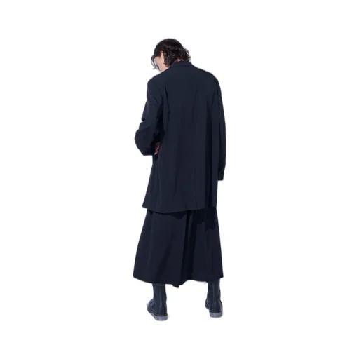 Crepe De Chine Long Tailored Jacket