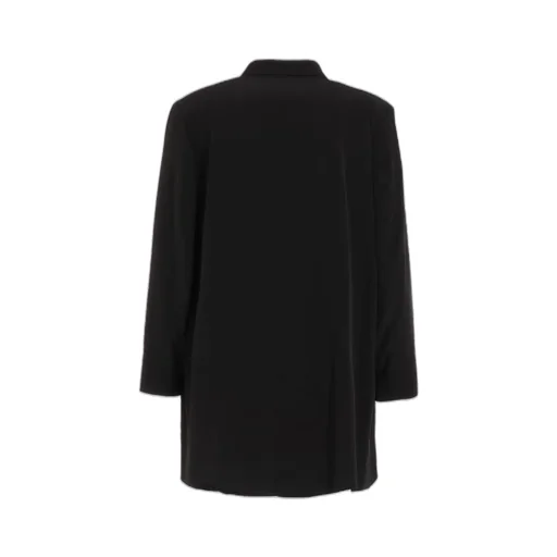 Crepe De Chine Long Tailored Jacket
