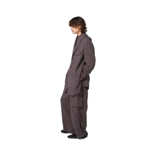 Double Gauze Long Work Jacket