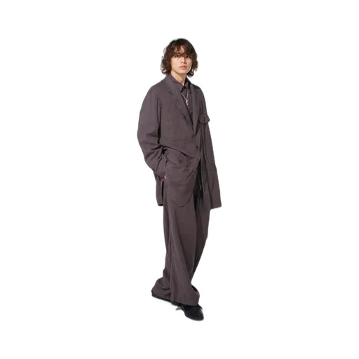 Double Gauze Long Work Jacket