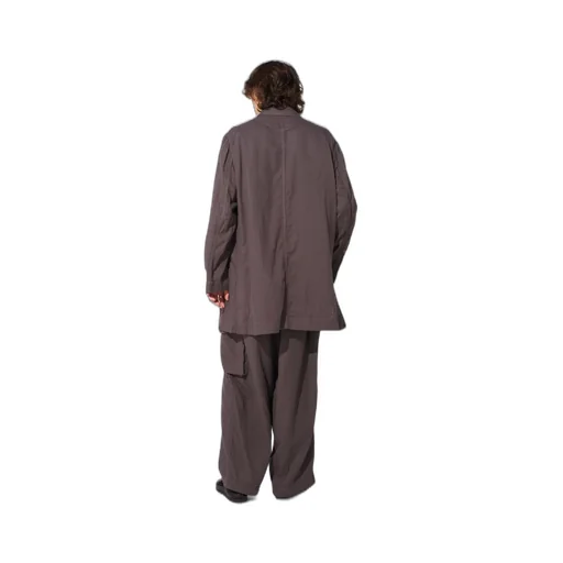 Double Gauze Long Work Jacket