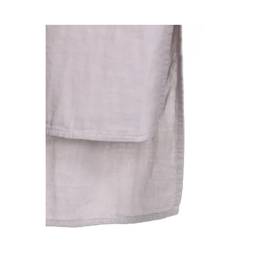 Double Gauze Band Collar Stole Shirt