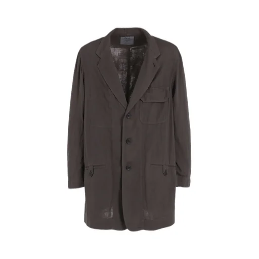 Double Gauze Long Work Jacket