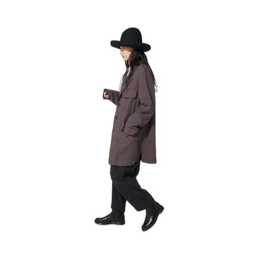 Double Gauze Long Work Jacket