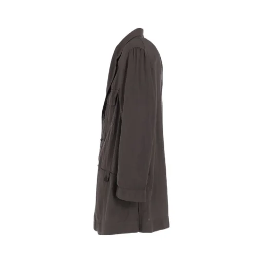 Double Gauze Long Work Jacket