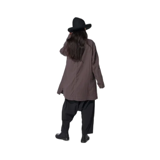 Double Gauze Long Work Jacket