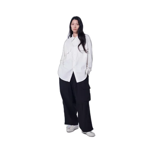 Double Gauze Dual-Pocket Utility Shirt