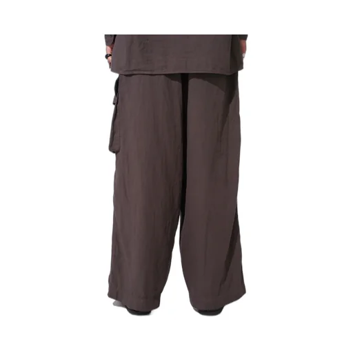 Double Gauze Single Cargo Pocket Pants