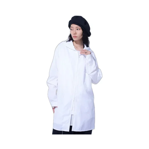 Cotton Broad Hooded Shirt