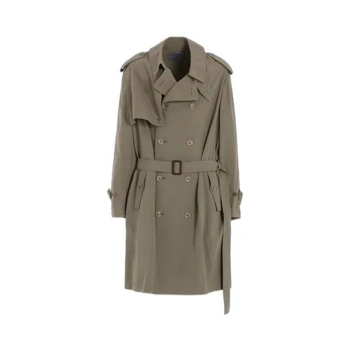 Brushed Washer Finish Broad Trench Coat