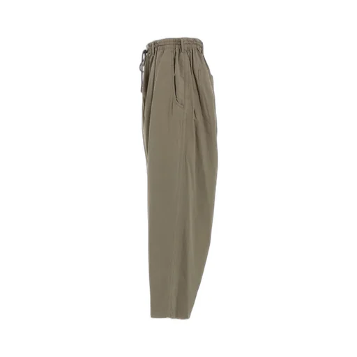 Brushed Washer Finish Broad Sarouel Pants