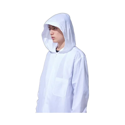 Cotton Broad Hooded Shirt