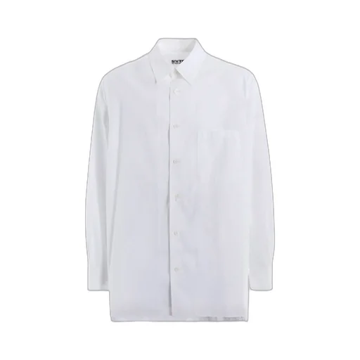Cotton Broad Loose-Fit Regular Collar Shirt