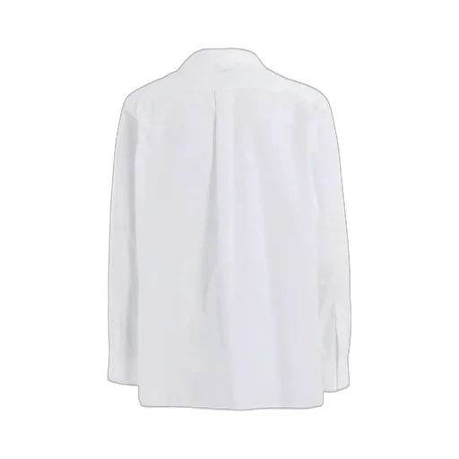 Cotton Broad Loose-Fit Open Collar Shirt