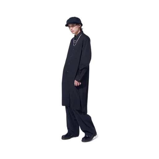 Brushed Washer Finish Broad 5Pocket Wide Pants