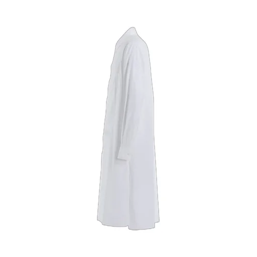 Cotton Broad Regular Collar Long Shirt