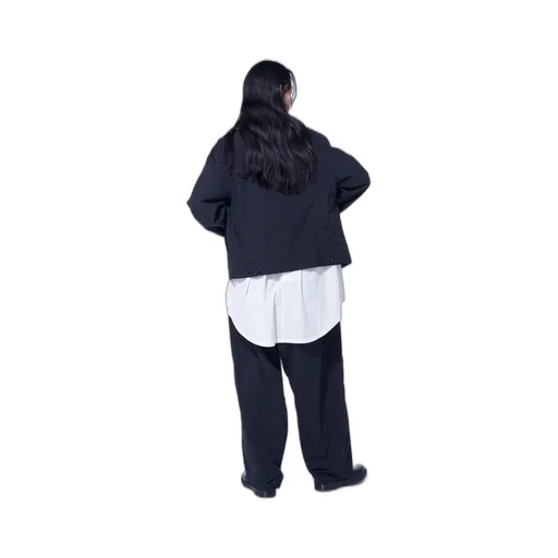 Brushed Washer Finish Broad 5Pocket Wide Pants