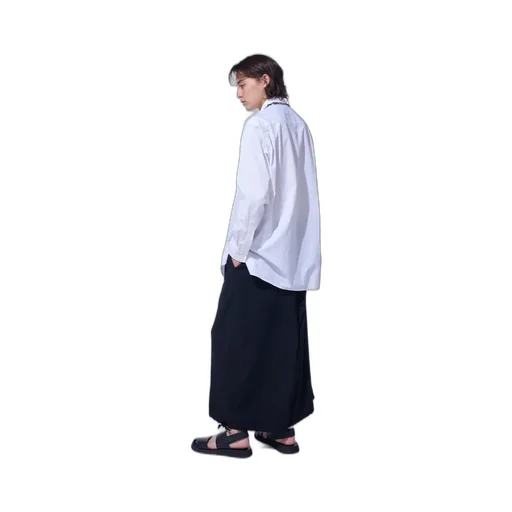 Cotton Broad Loose-Fit Regular Collar Shirt