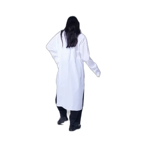 Cotton Broad Regular Collar Long Shirt