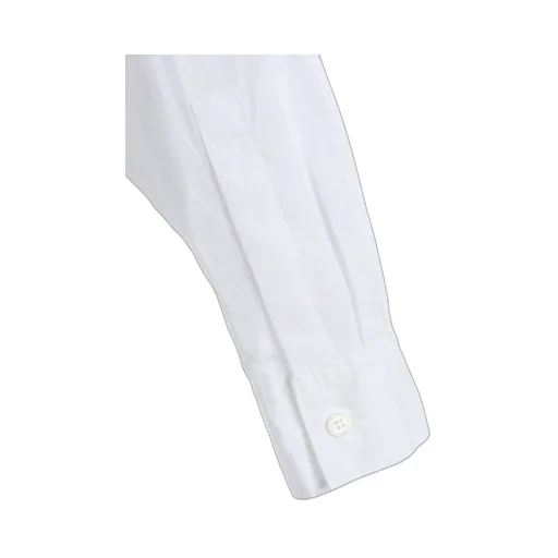 Cotton Broad Ribbon Collar Shirt