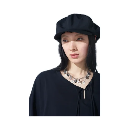 Brass Multi-Button 2Way Necklace