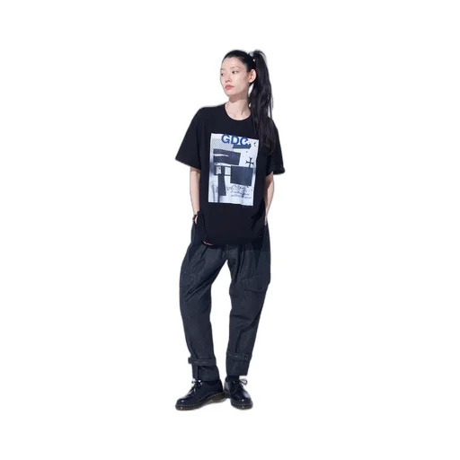 -S’Yte × Gdc Collaborate Collection- Collage Art Graphic T-Shirt -Fluctuatingly 02-