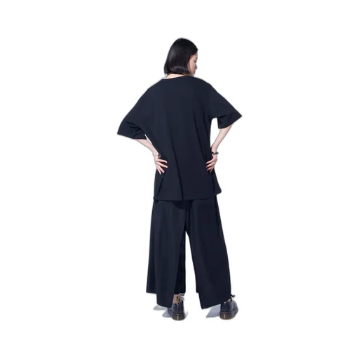 Rayon Twill Layered Pants