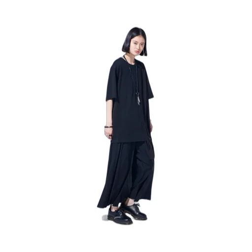 Rayon Twill Layered Pants