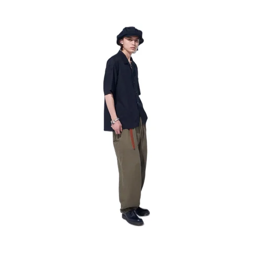 -S’Yte × Gdc Collaborate Collection- Embroidery Open Collar Shirt