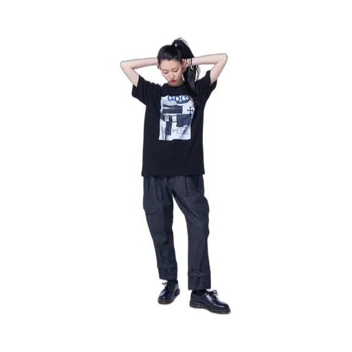 -S’Yte × Gdc Collaborate Collection- Collage Art Graphic T-Shirt -Fluctuatingly 02-
