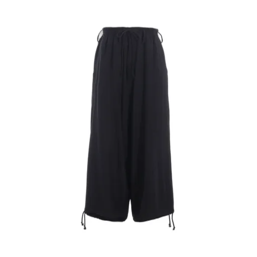 Rayon Twill Balloon Sarouel Pants