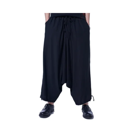 Rayon Twill Balloon Sarouel Pants