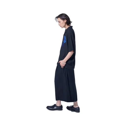 Rayon Twill Culotte Pants