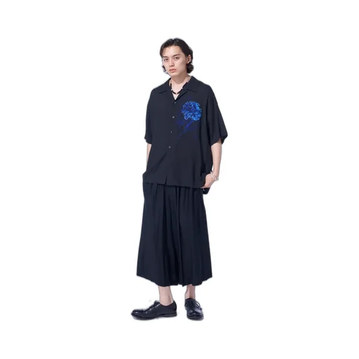 Rayon Twill Culotte Pants