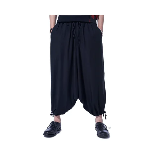 Rayon Twill Balloon Sarouel Pants