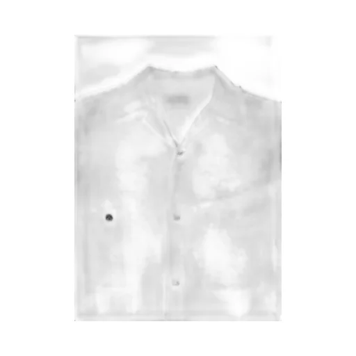 Viscose Twill Cut-Off Open-Collar Shirt