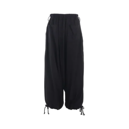 Rayon Twill Balloon Sarouel Pants