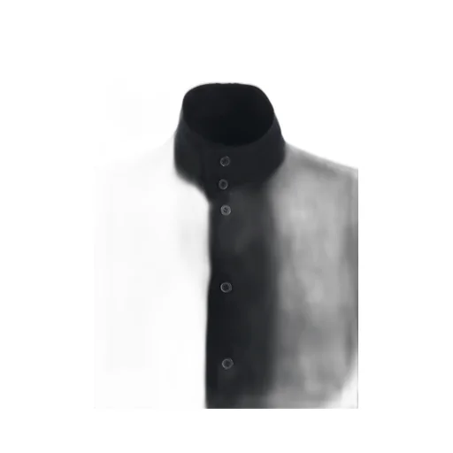Rayon Twill Oversized Stand Collar Shirt