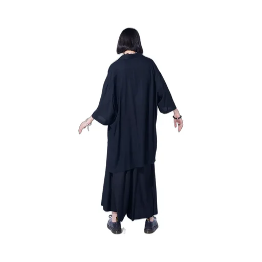 Rayon Twill Culotte Pants