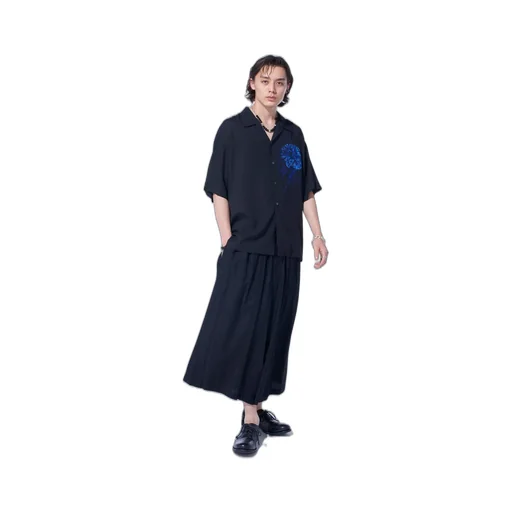 Rayon Twill Culotte Pants