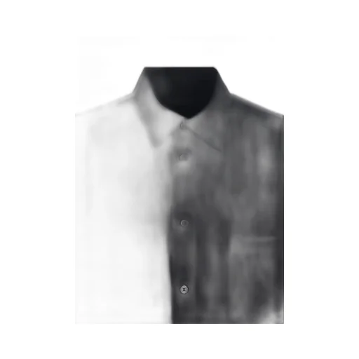Rayon Twill Oversized Short-Sleeve Shirt